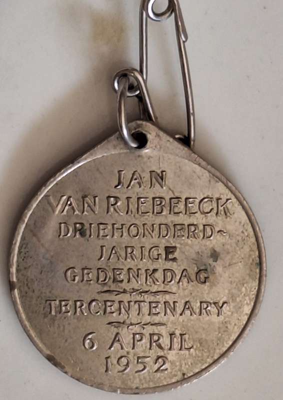 Jan van Riebeeck Tercentenary 1952 School Children Copper-nickel