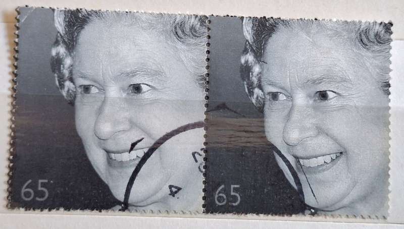 GB  2022 Queen Elizabeth II In Memoriam Pair of Used 65p stamps