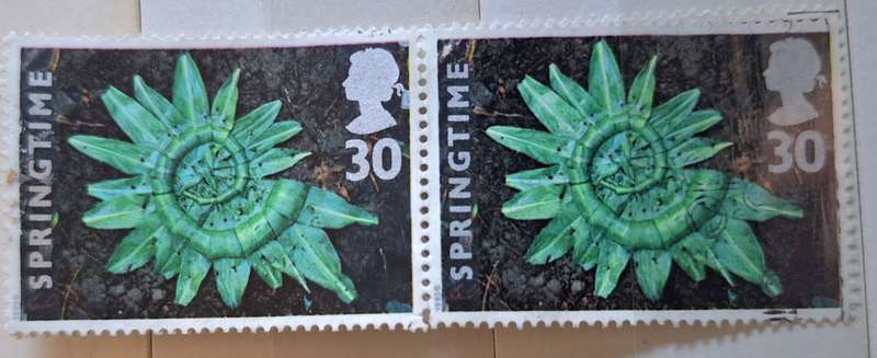 GB 1995 Four Seasons: Springtime Pair of Used stamps