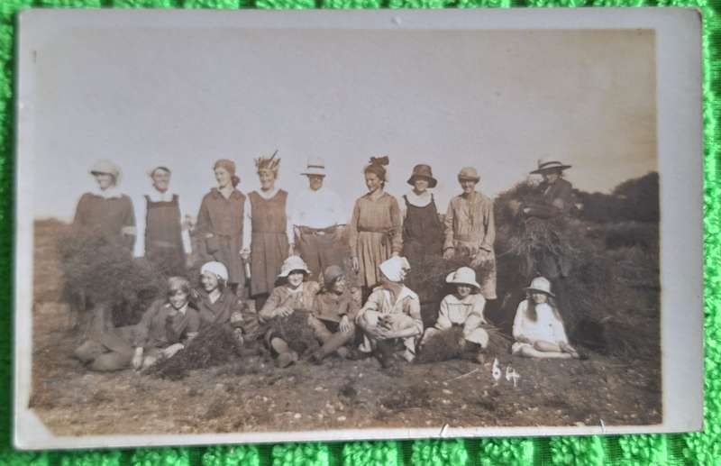 Vintage Post Card Group Photograph