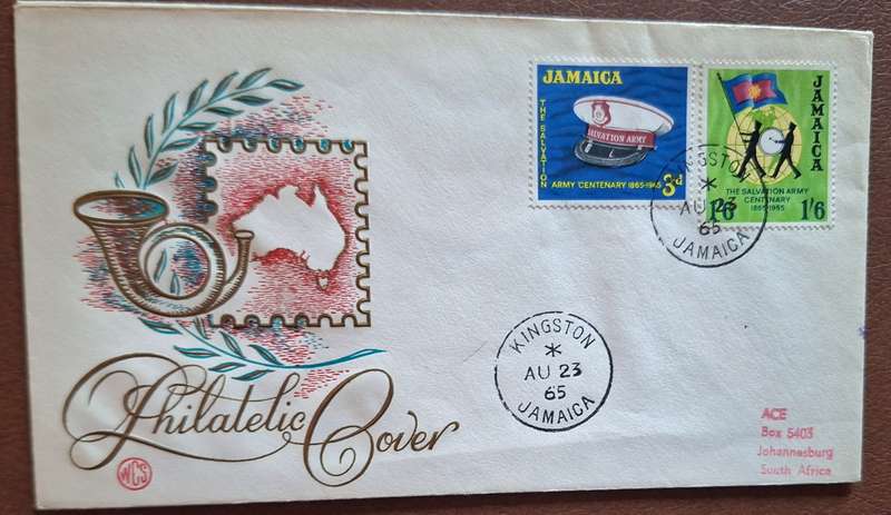 Jamaica 1965 Salvation Army ACE Philatelic Cover