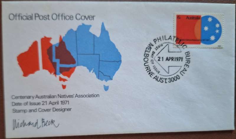 Australia 1971 Centenary of the Foundation of the Australian Natives' Association FDC