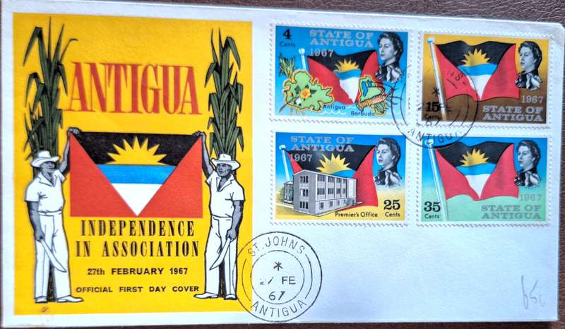Antigua 1967 Independence FDC