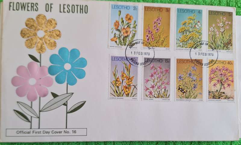 Lesotho 1978 Flowers Cover No 15 FDC