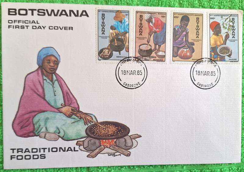 Botswana 1985 Traditional Foods FDC
