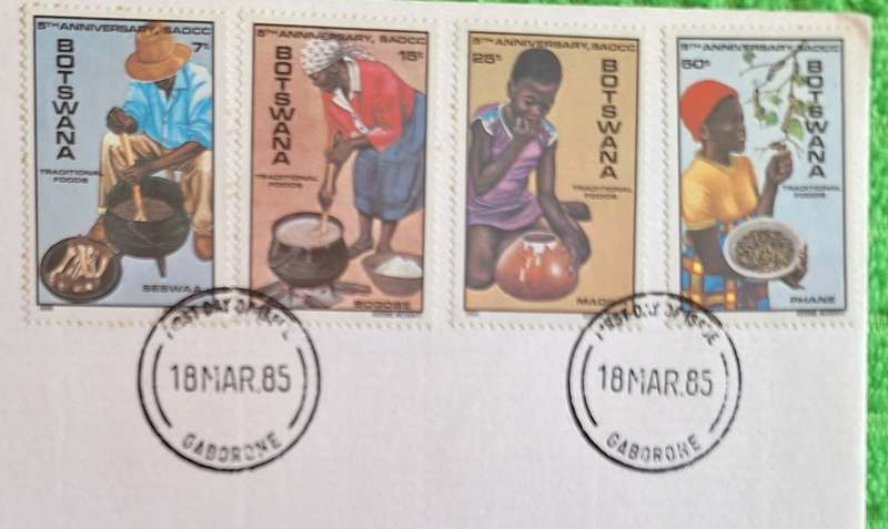 Botswana 1985 Traditional Foods FDC