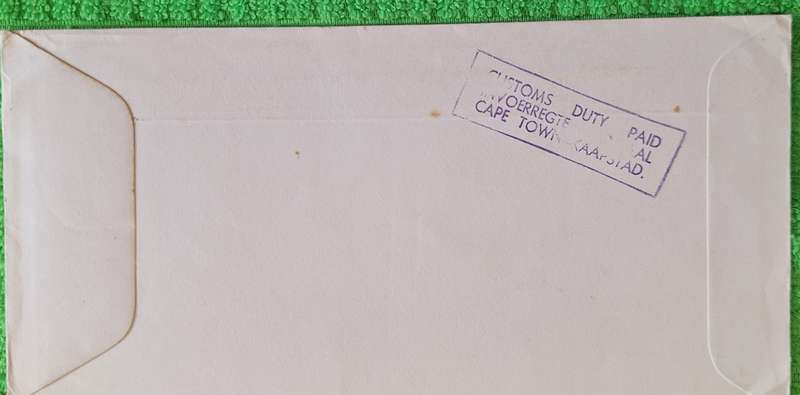 Guernsey 1969 Sir Isaac Brock FDC Postally Used with Customs Stamped on back