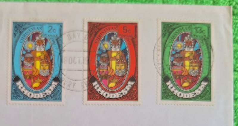 Rhodesia 1972 Christmas FDC