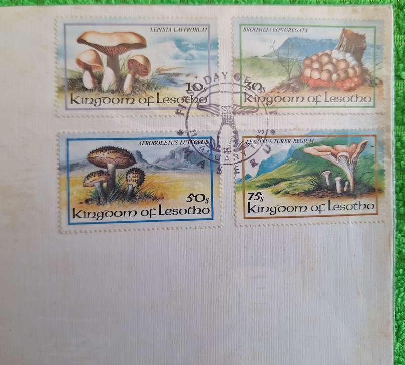 Lesotho 1983 Fungi FDC