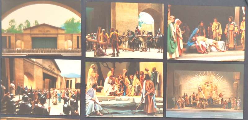 12 Post Cards Passionsspiele 1964 Oberammergau