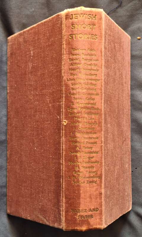 Jewish Short Stories of To-day Edited by Morris Kreitman Hardcover 1938