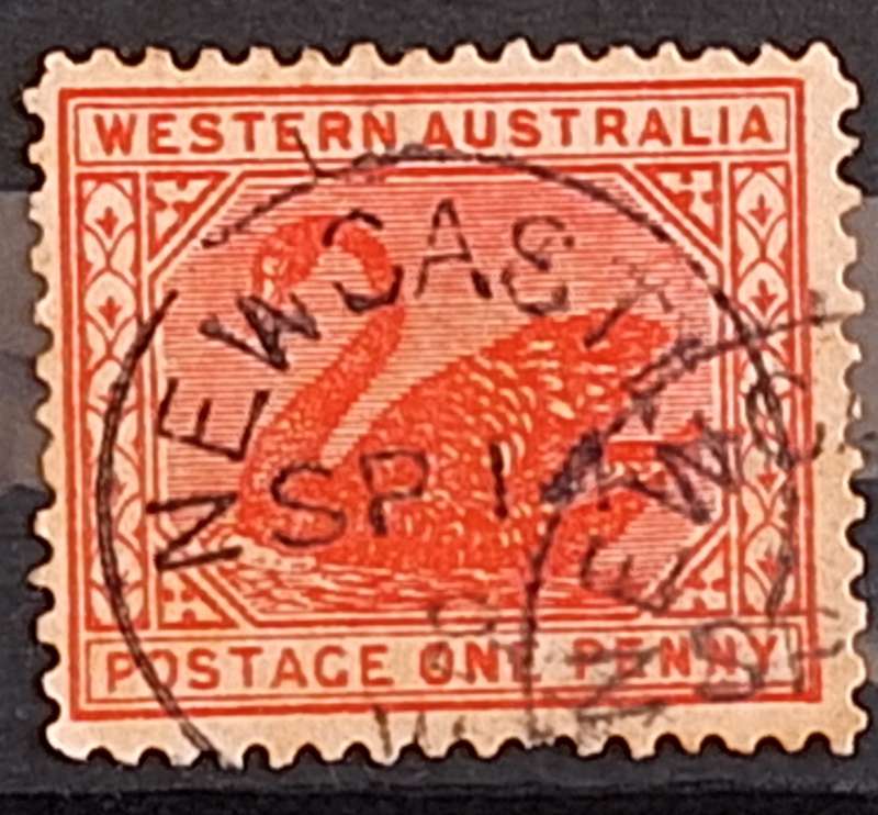 Western Australia 1902 One Penny 1 Used stamp