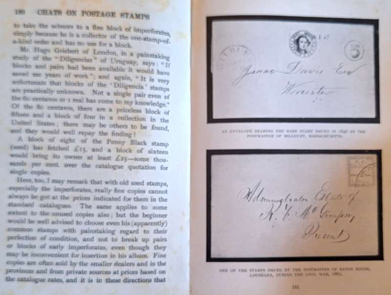 Chats on Postage Stamps by Fred J Melville Hardcover 1911