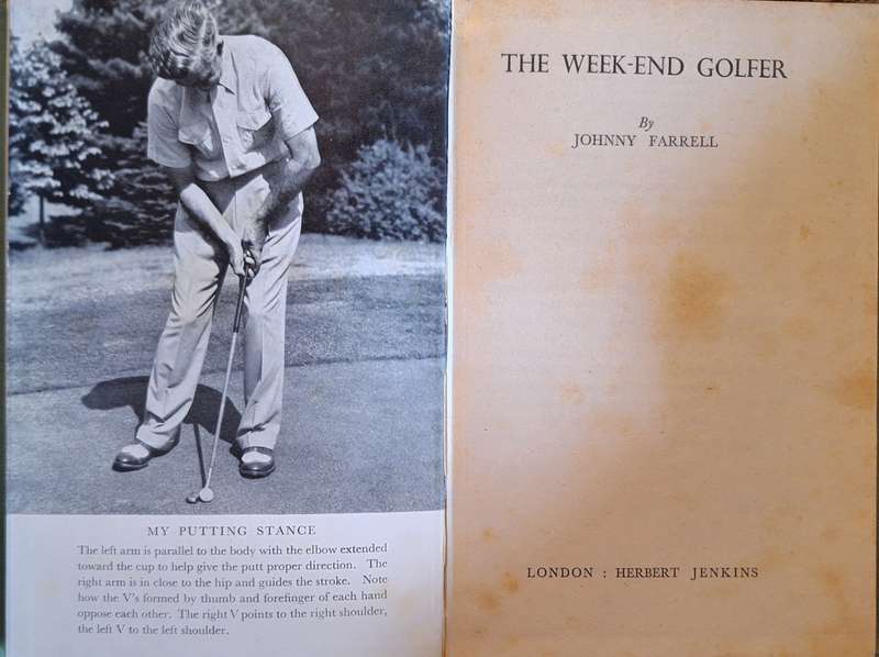 The Week-end Golfer by Johnny Farrell Hardcover 1952