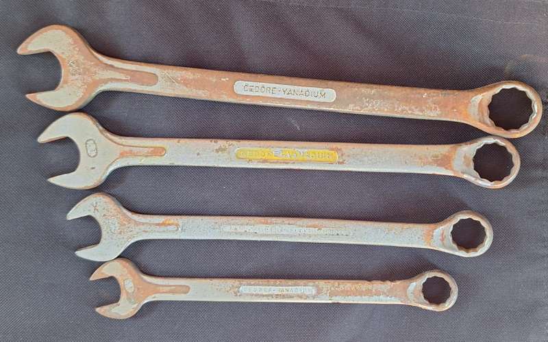 Gedore Combination Spanners 23 21 18 and 15