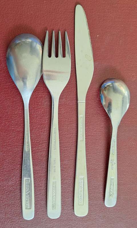 British Airways Cutlery 4 Pieces