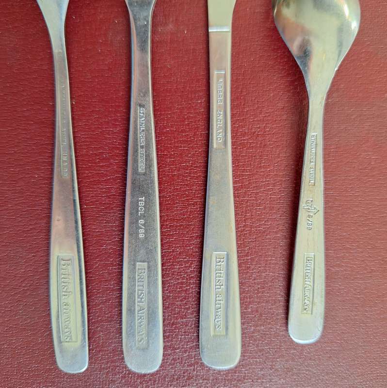 British Airways Cutlery 4 Pieces