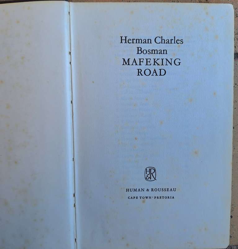 Mafeking Road by Herman Charles Bosman Hardcover 1973 Third Edition