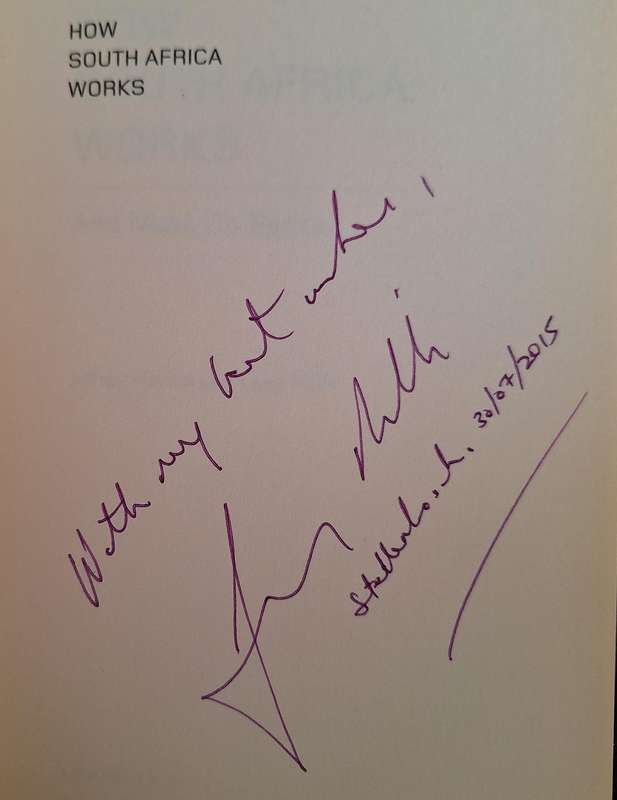 How South Africa Works: And Must do Better by Jeffrey Herbst & Greg Mills Paperback SIGNED Co-Author