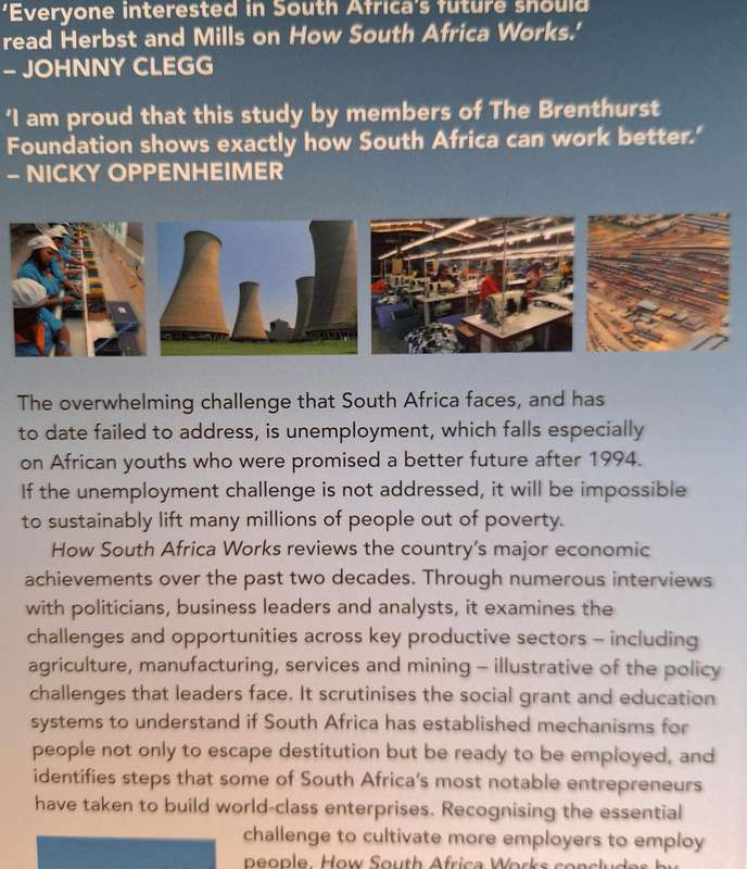 How South Africa Works: And Must do Better by Jeffrey Herbst & Greg Mills Paperback SIGNED Co-Author