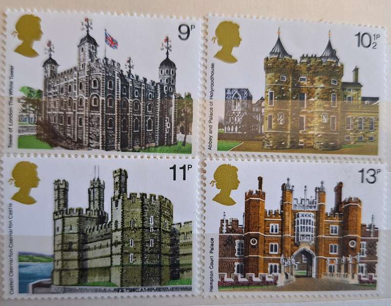 GB 1978 Architecture Set of 4 Mint stamps