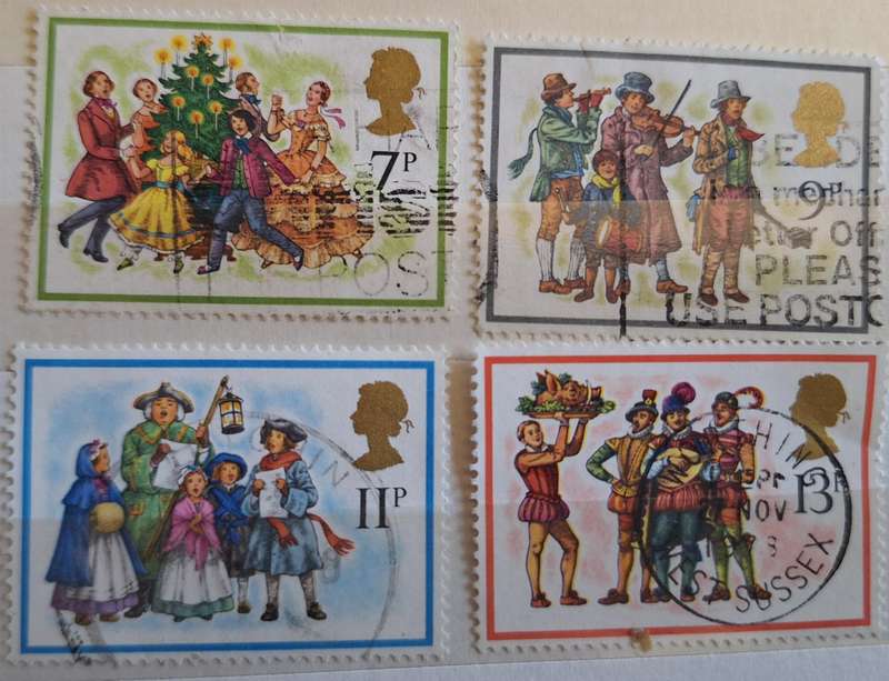 GB 1978 Christmas Set of 4 Used stamps