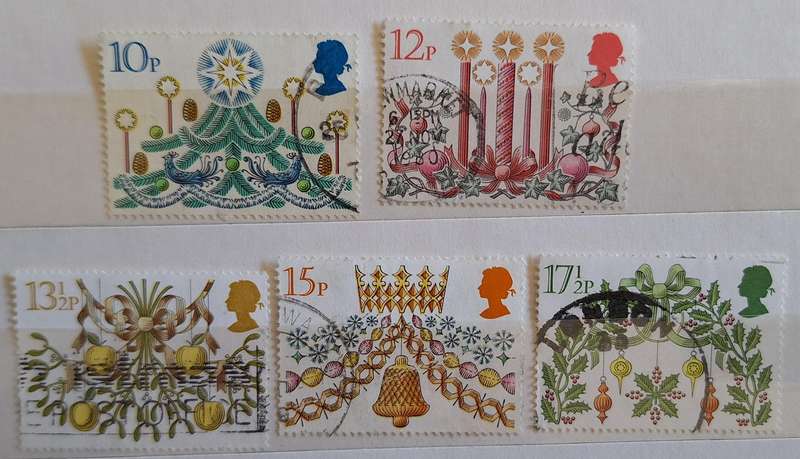 GB 1980 Christmas Set of 5 Used stamps