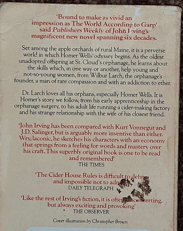The Cider House Rules by John Irving Paperback
