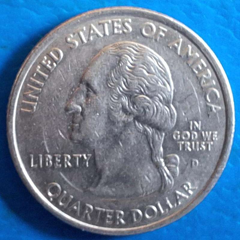 USA 2000 Quarter ¼ Dollar "Washington Quarter" (Virginia) Copper-nickel clad copper