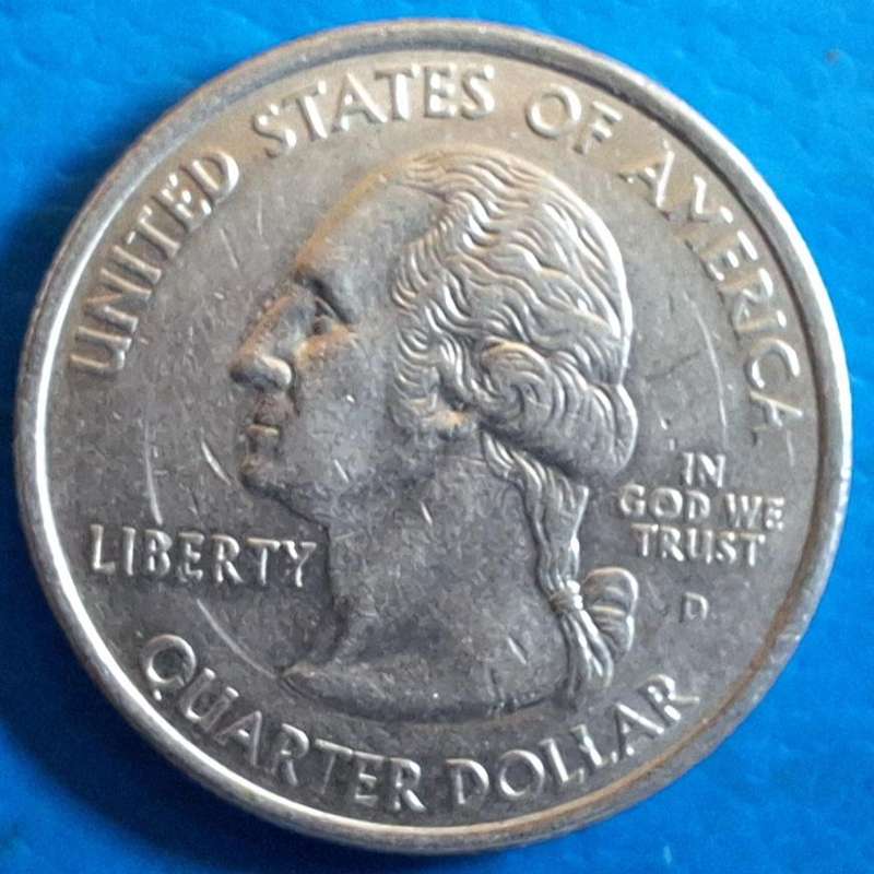 USA 1976 Quarter ¼ Dollar "Washington Quarter" (Bicentennial) Copper-nickel clad copper
