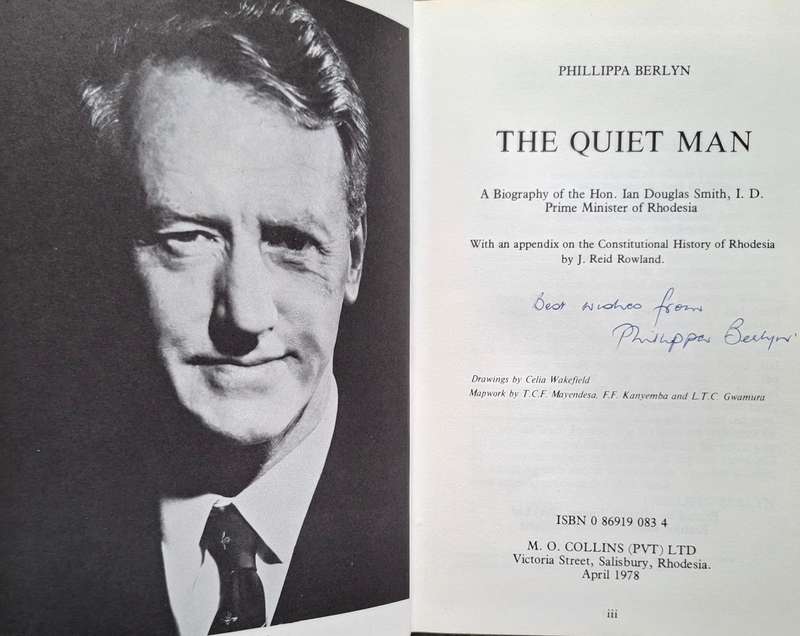 The Quiet Man by Phillippa Berlyn Hardcover 1978 SIGNED
