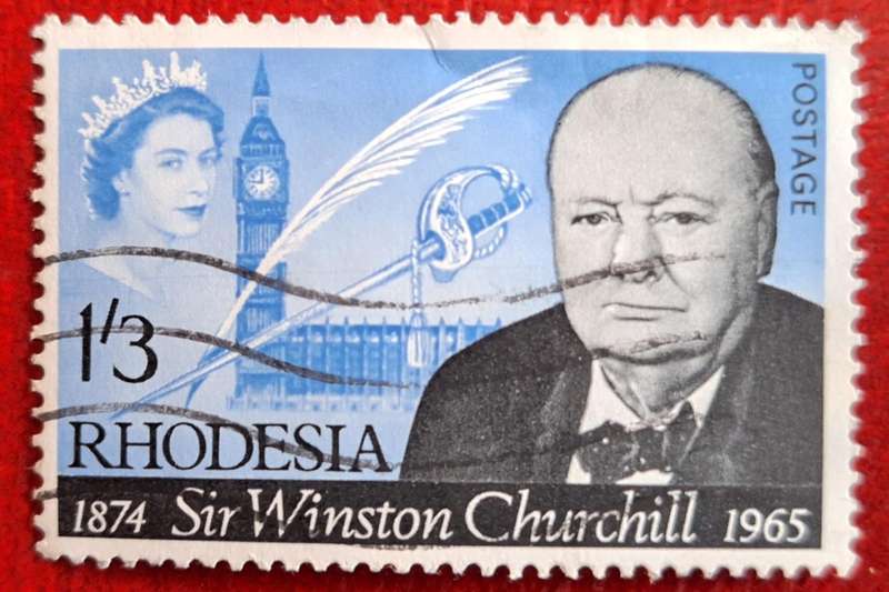 Rhodesia 1965 Sir Winston Churchill 1 Used stamp