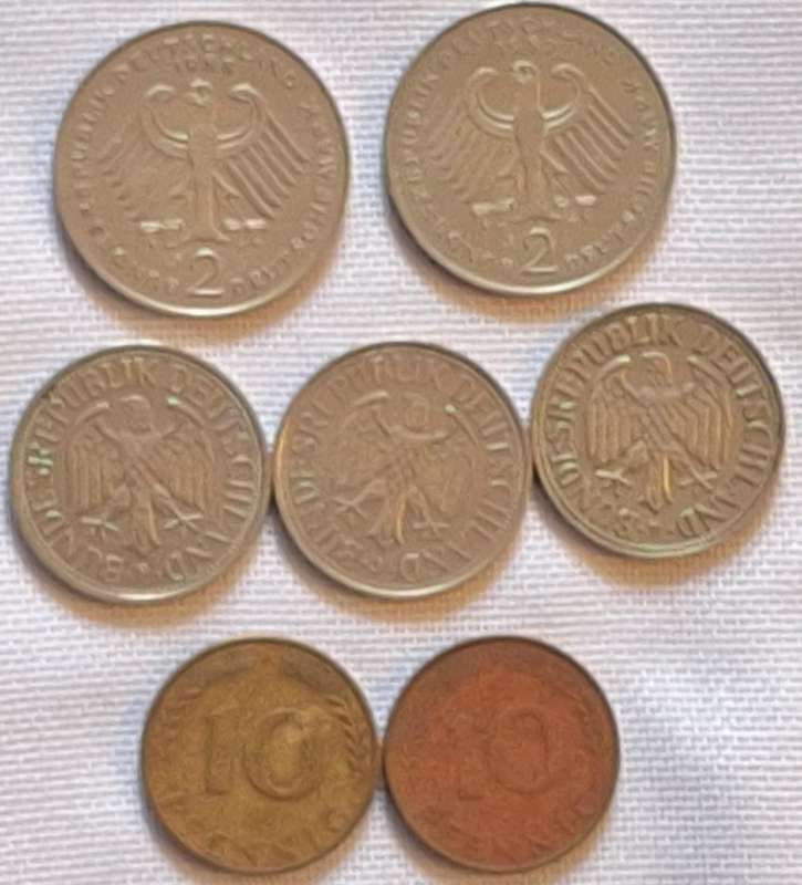 Germany Mixed Lot of 7 coins