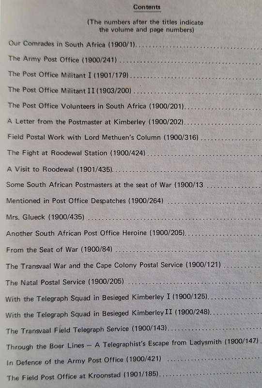The Post Office Militant 1899-1902 The Anglo Boer War A.G.M Batten Paperback