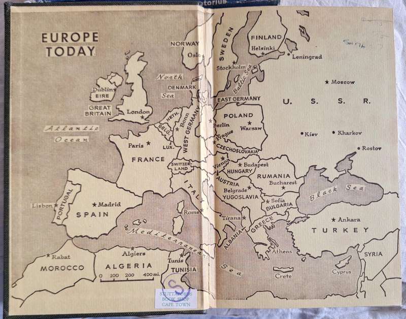 Inside Europe Today by John Gunther Hardcover Revised Edition 1962