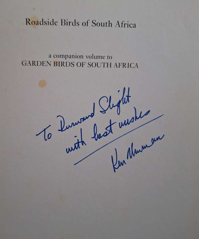 Roadside Birds of South Africa by Kenneth Newman Hardcover 1969 SIGNED