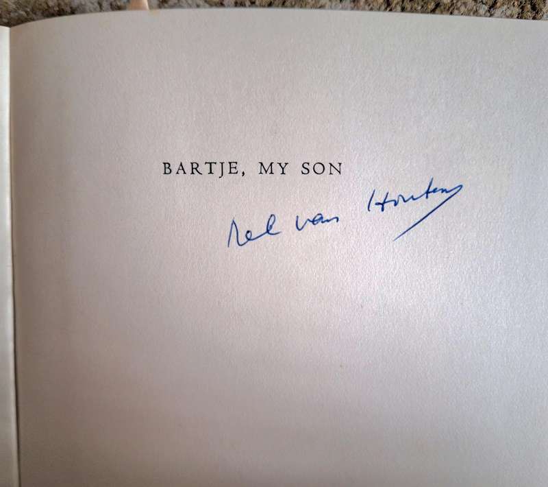 Bartje, My Son by Nel van Houten Hardcover 1960 SIGNED