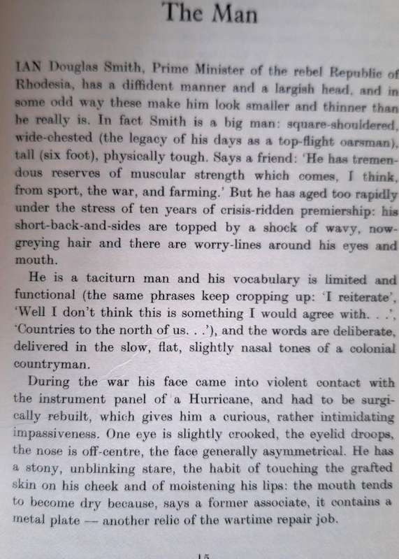Anatomy of a Rebel: Smith of Rhodesia: a Biography by Peter Joyce Hardcover 1975 Second Impression