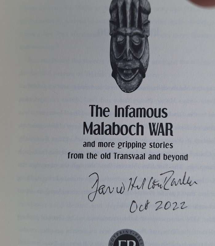 The Infamous Malaboch War by David Hilton-Barber Paperback SIGNED