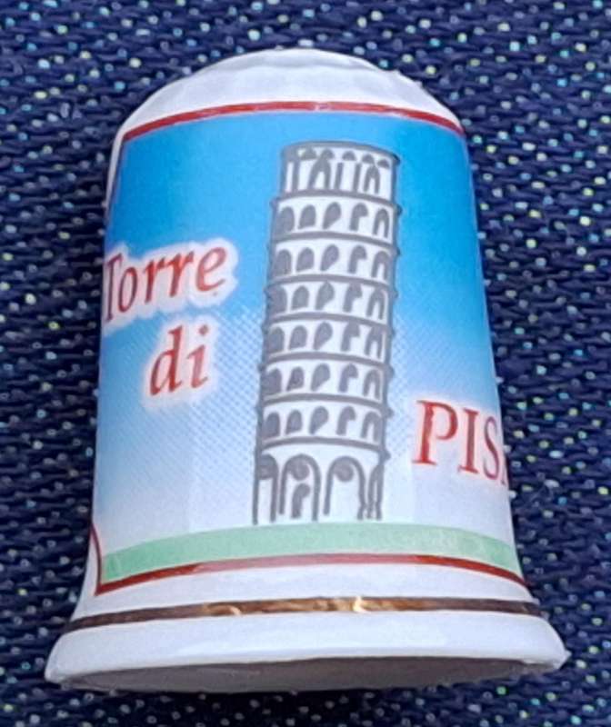 Thimble Unmarked Torre di Pisa