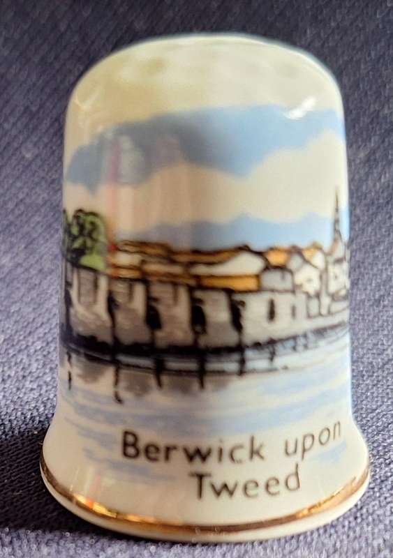 Thimble Impressions Design Fine Bone China Made in Gt Britain Berwick upon Tweed