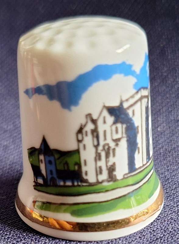 Thimble Luckenbooth Bone China Blair Castle
