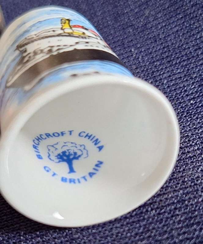 Thimble Birchcroft Fine Bone China Made in Gt Britain Isle of Mull
