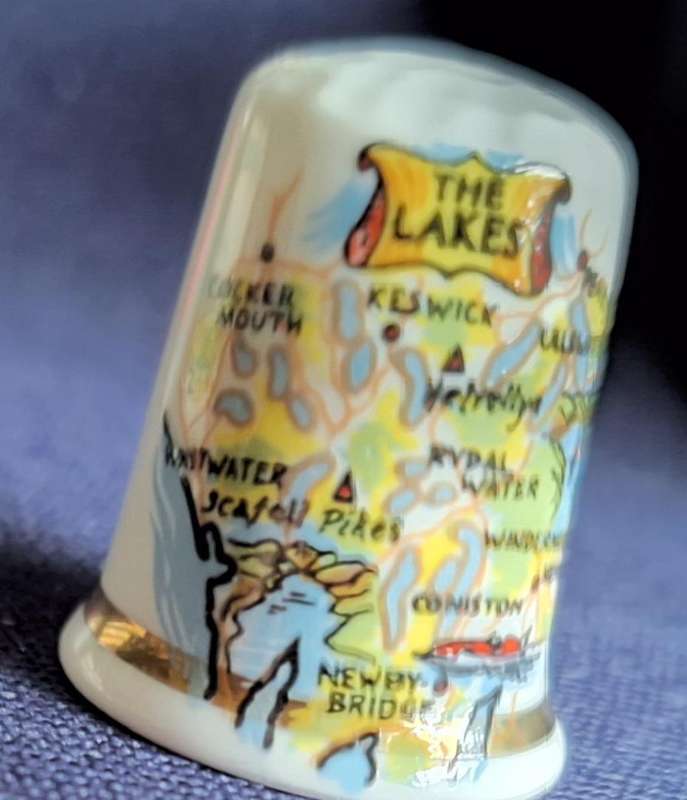 Thimble Bone China Made in England The Lakes