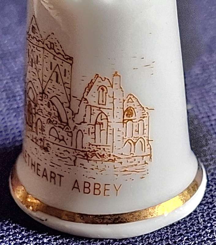 Thimble Bone China British Made Sweetheart Abbey