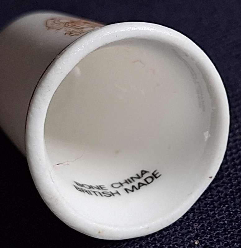 Thimble Bone China British Made Sweetheart Abbey