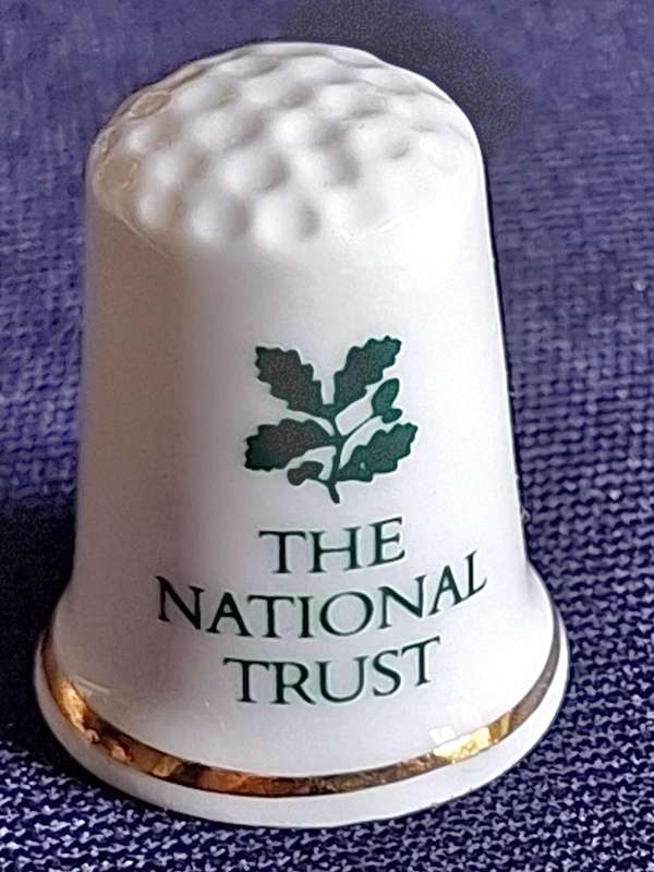 Thimble National Trust Bone China Made in England Berrington Hall