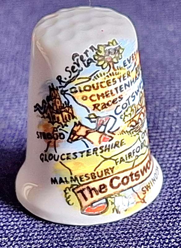 Thimble Bone China Made in England The Cotswolds