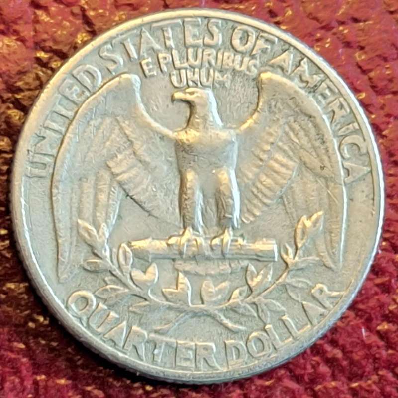 USA 1966 ¼ Dollar "Washington Quarter" Copper-nickel clad copper