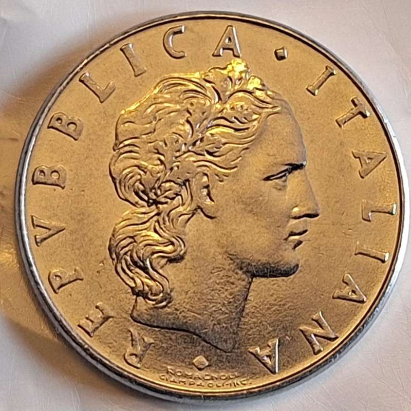 Italy 1979 50 Lire Large Type Acmonital